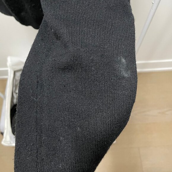 Black cashmere men sweater - Picture 6 of 7